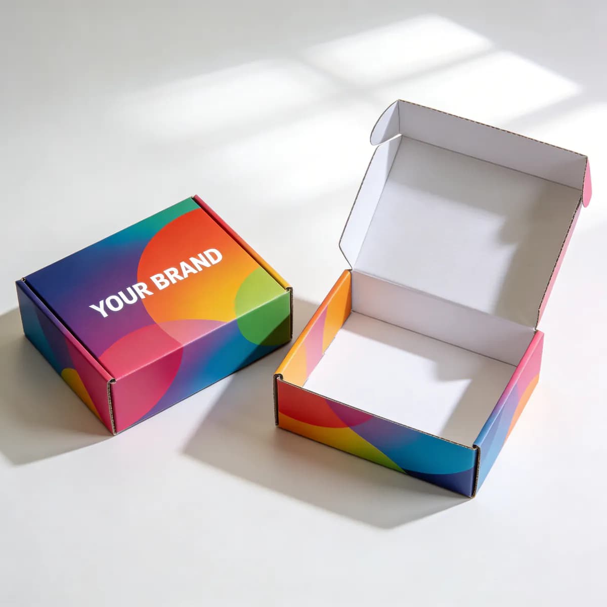 Custom printed mailer boxes for e-commerce shipping